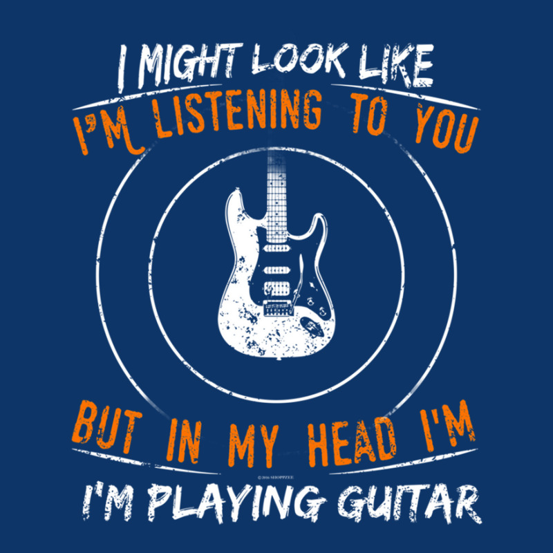 But In My Head Im Playing Guitar Teacher Shirt Guitarist Seamless Cap by KristieDavis | Artistshot