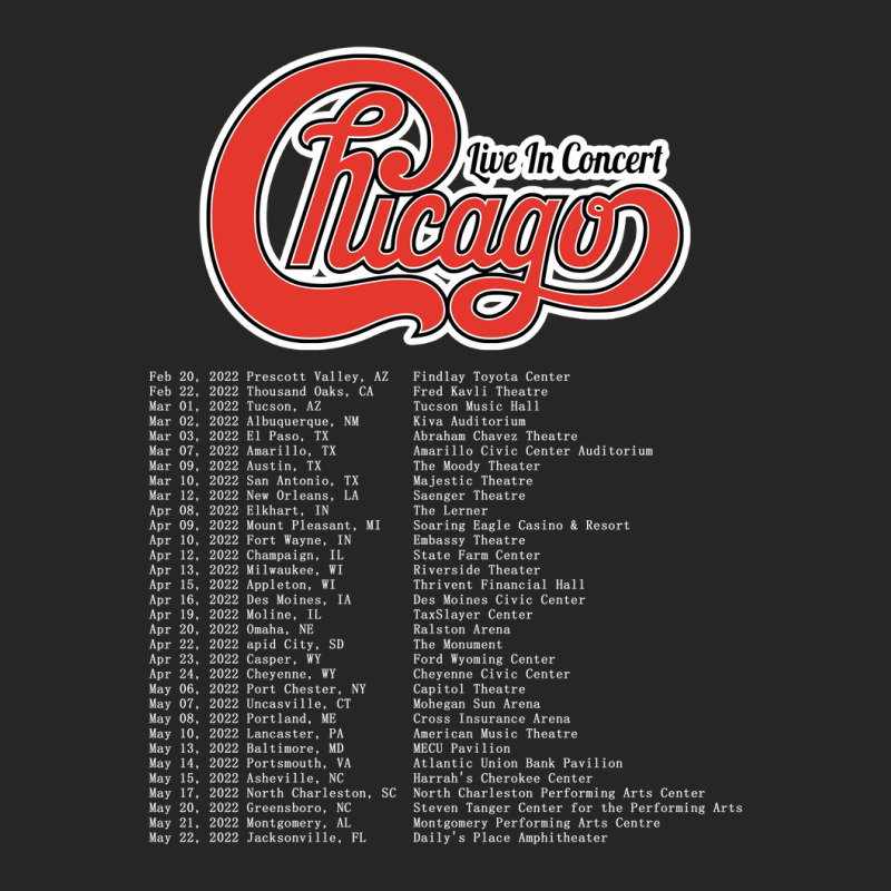 Chicago Live In Concert Ladies Fitted T-Shirt by matthewquayle890101 | Artistshot