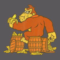 Donkey Kong Eating Bananas On Barrel Seamless Cap | Artistshot