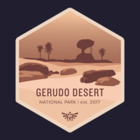 Pocket Tee Version - Gerudo Desert National Park Seamless Cap | Artistshot