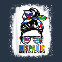 National Hispanic Heritage Month Latin Flags Messy Bun T Shirt Yupoong Trucker Cap | Artistshot