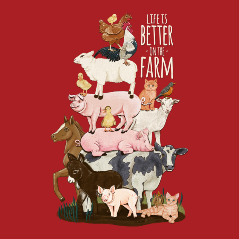 Life Is Better On The Farm, Cute Animals, Country Farm Girl Pullover H Foam Snapback hat by cm-arts | Artistshot