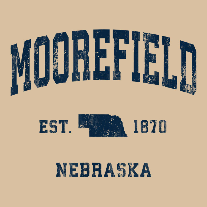 Moorefield Nebraska Ne Vintage Athletic Navy Sports Design T Shirt Foam Snapback hat by cm-arts | Artistshot