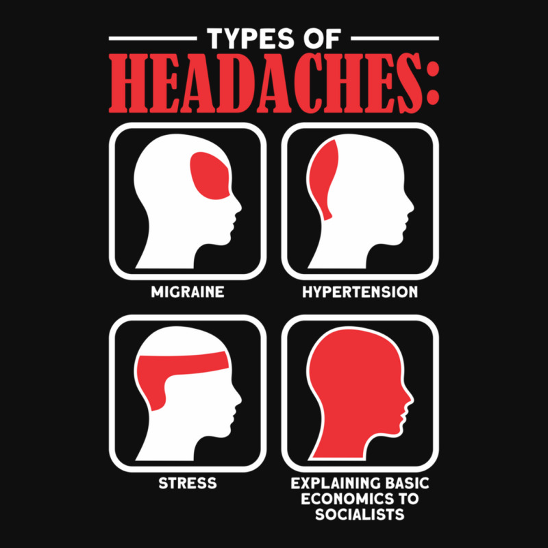 Types Of Headaches Explaining Basic Economics Pro Capitalism Sweatshir Foam Snapback hat by cm-arts | Artistshot