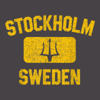 Stockholm Sweden Trident Gym Style Distressed Yellow Print 5 Panel Snapback Cap | Artistshot