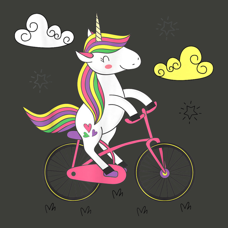 Funny Unicorn On Bike Work Out Biker Pa Trucker Cap by Posh | Artistshot