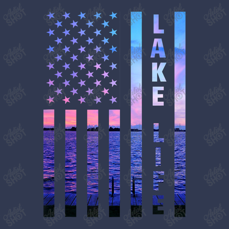 Lake Life American Flag Dock Sunset Wakeboarder Power Boat Fashion Visor | Artistshot