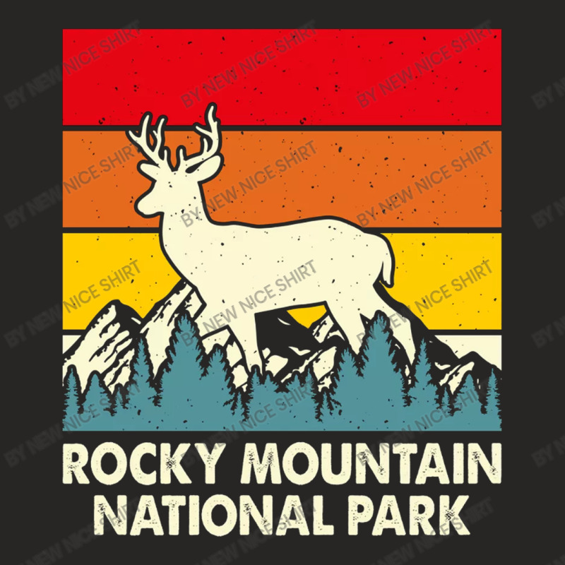 Rocky Mountain National Park Ladies Fitted T-Shirt by New Nice Shirt | Artistshot