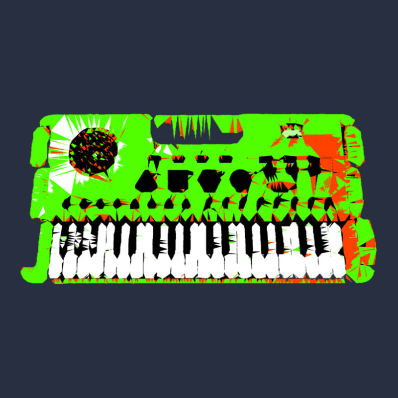 Retro Green Keyboard Synthesiser - Glitchy Mix Retro Trucker Cap | Artistshot