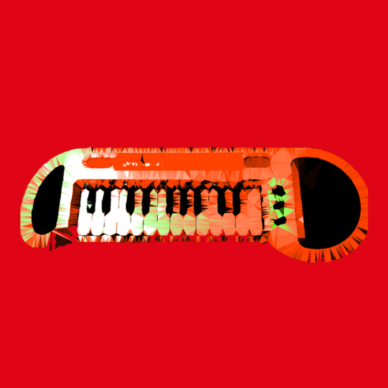 Retro Red Keyboard Synthesiser - Glitchy Mix Retro Trucker Cap | Artistshot