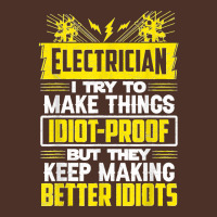 Funny Electrician Art Men Dad Lineman Electronics Engineers Retro Trucker Cap | Artistshot