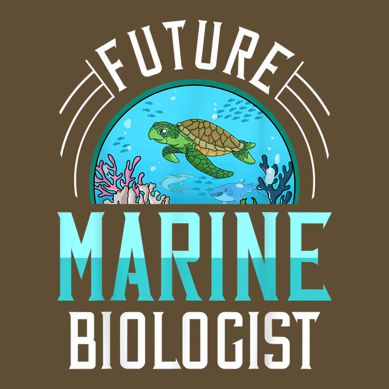 Future Marine Biologist Gift Biology Ocean Life T Shirt Seamless Cap | Artistshot