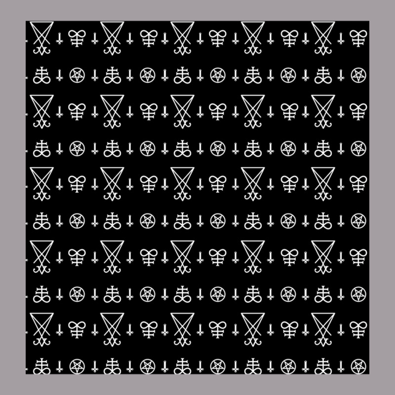 White Satanic Sigils  Black Mass Chiffon Top Seamless Cap by SEANMCDONOUGH | Artistshot