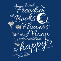 Oscar Wilde Quote Freedom, Flowers, Books, Moon Seamless Cap | Artistshot