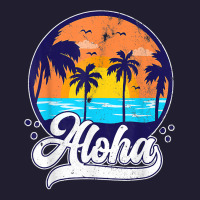 Aloha Hawaii Beach Hawaiian Island Palm Tree Surfboard Surf T Shirt Seamless Cap | Artistshot