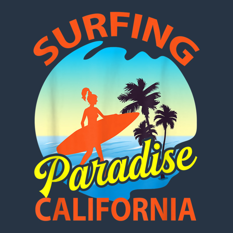 Surfing Paradise California Surfing T Shirt Yupoong Trucker Cap by cm-arts | Artistshot