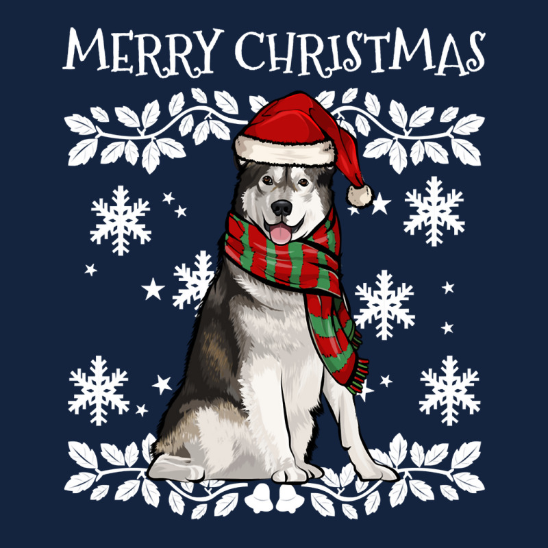 Merry Christmas Ornament Alaskan Malamute Xmas Santa Pullover Hoodie Foam Snapback Hat | Artistshot