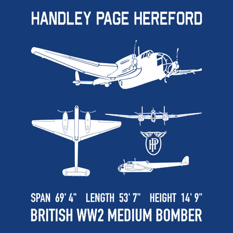 Handley Page Hereford Bomber British Ww2 Plane Cutout Silhouettes Gift Foam Snapback hat by Kanmosrin52 | Artistshot