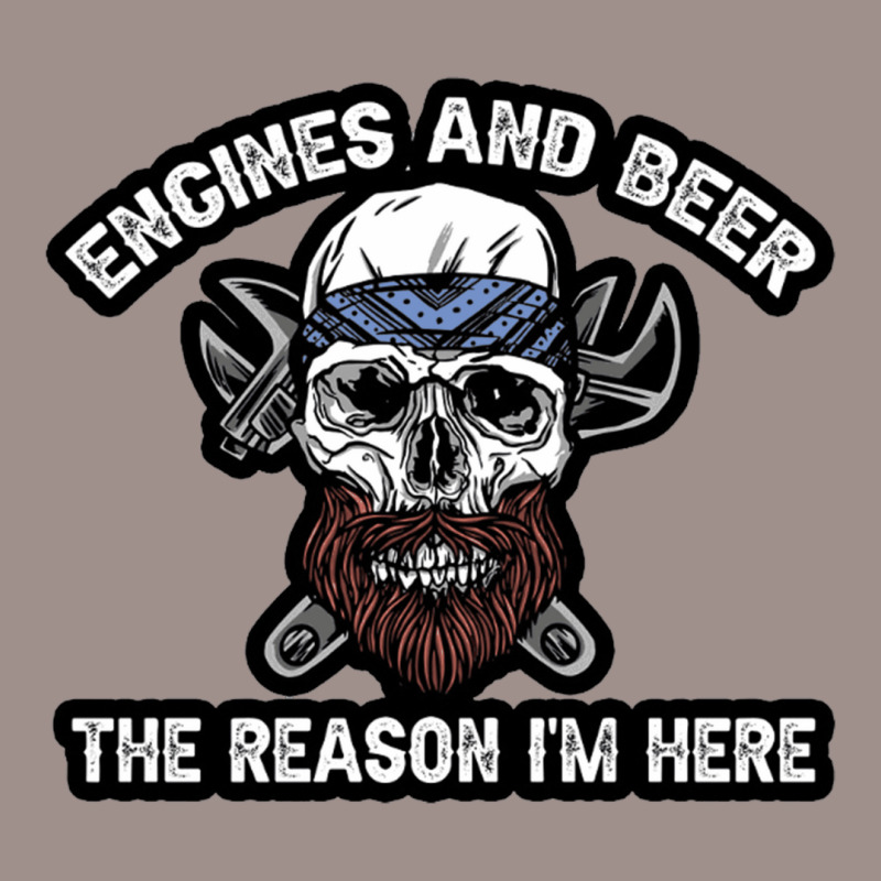 Engines And Beer The Reason I'm Here Funny Mechanic 5 panel snapback cap by cm-arts | Artistshot