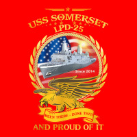 Uss Somerset (lpd 25) Since 2014 T Shirt 5 Panel Snapback Cap | Artistshot