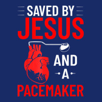 Saved By Jesus And A Pacemaker Heart Disease Awareness 5 Panel Snapback Cap | Artistshot