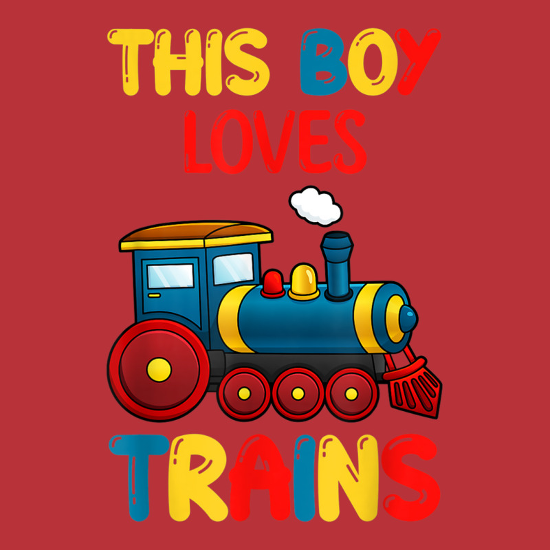 This Boy Loves Trains Locomotives And Wagon! Kid Boys Train T Shirt Pa Trucker Cap by cm-arts | Artistshot