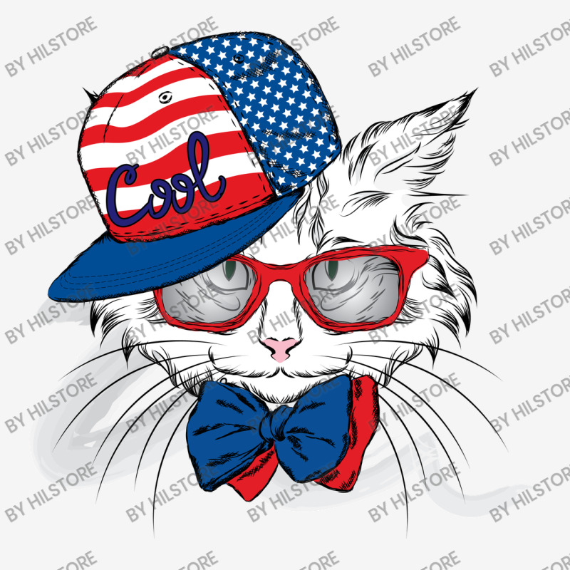 Usa Cat, Cats, Animal, Animals, American Flag Baby Bibs by HILstore | Artistshot