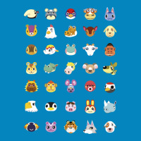 Animal Crossing New Horizons Group Shot Character Faces Sweat Fashion Visor | Artistshot