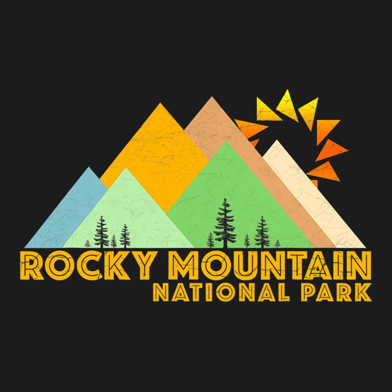 Retro Vintage Rocky Mountain National Park Nike Dri-fit Cap | Artistshot