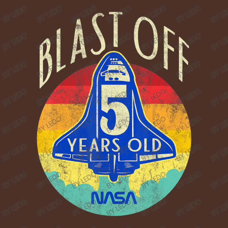 Space Shuttle Blast Off 5th Birthday Retro Portrait Retro Trucker Cap by ledo | Artistshot