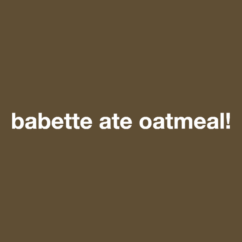 Babette Ate Oatmeal Seamless Cap | Artistshot