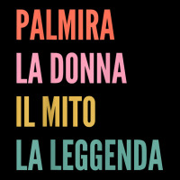 Funny Italian First Name Design   Palmira T Shirt Seamless Cap | Artistshot