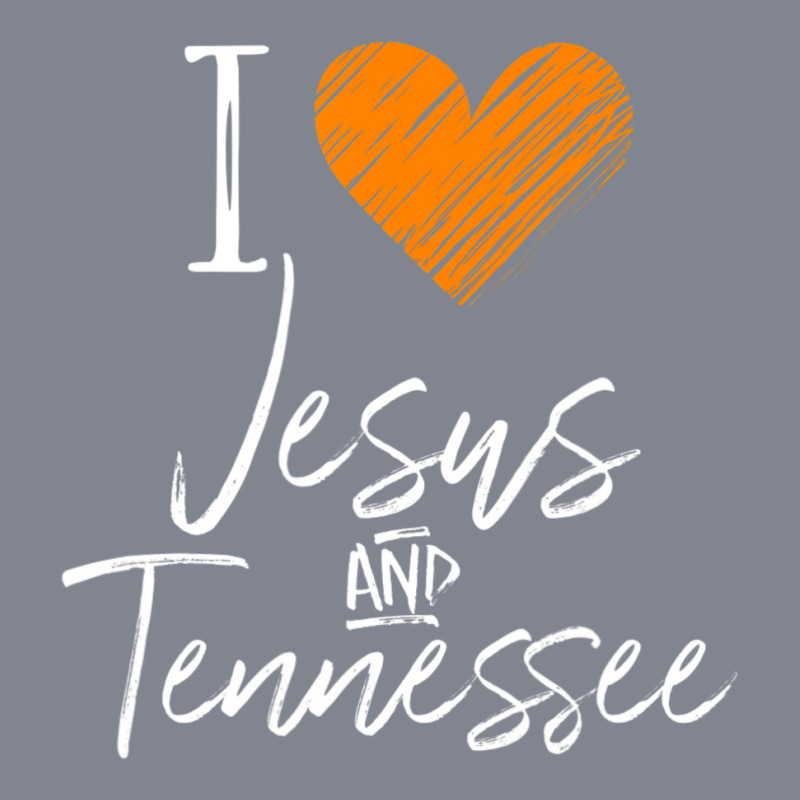 I Love Jesus And Tennessee Orange Heart Cute Fan Yupoong Trucker Cap by cm-arts | Artistshot