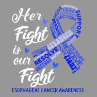 Esophageal Cancer Awareness T  Shirt Esophageal Cancer Awareness Her F Women's V-neck T-shirt | Artistshot