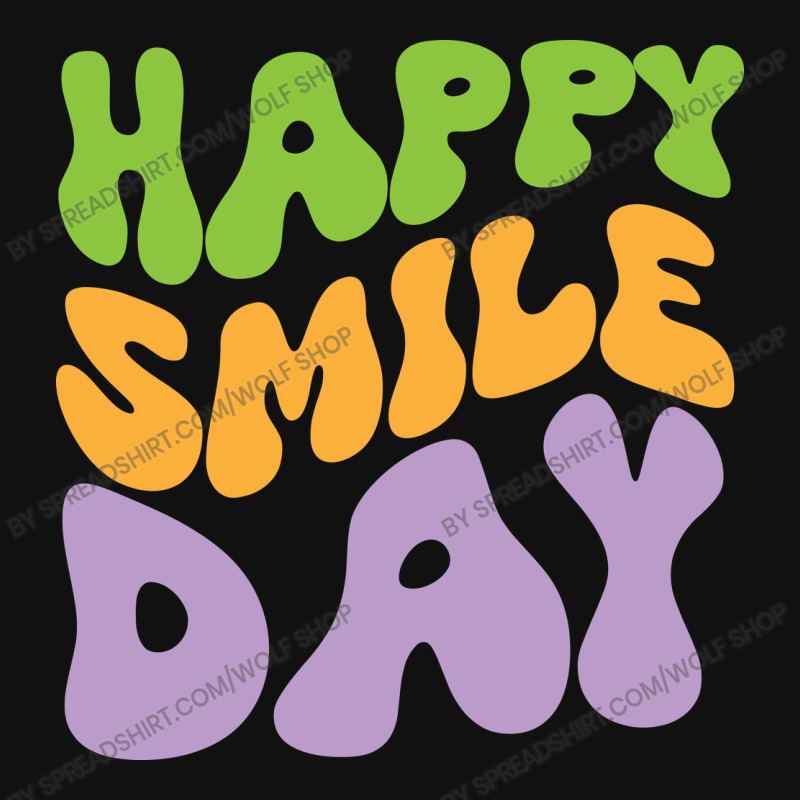 Happy Smile Day Front Car Mat by spreadshirt.com/Wolf shop | Artistshot