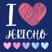 I Love Jericho Personalized Name Cool Birthday Party T Shirt 5 Panel Snapback Cap | Artistshot