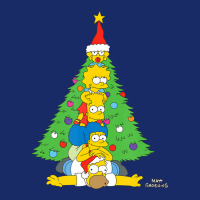 The Simpsons Family Christmas Tree Holiday 5 Panel Snapback Cap | Artistshot