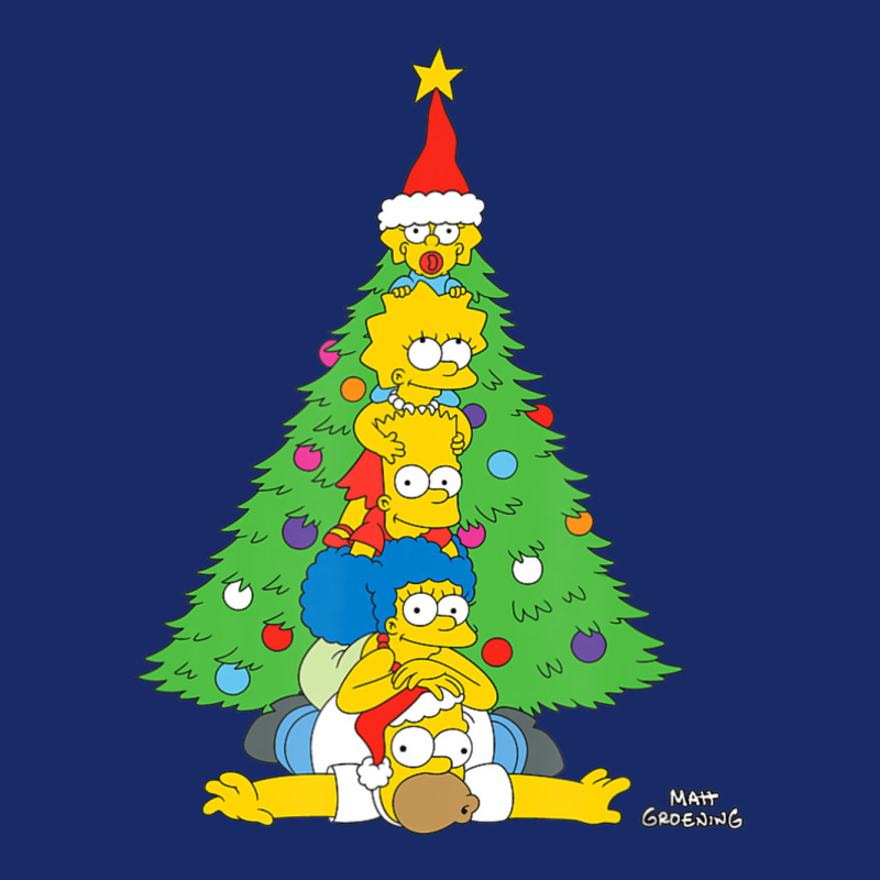 The Simpsons Family Christmas Tree Holiday 5 panel snapback cap by cm-arts | Artistshot