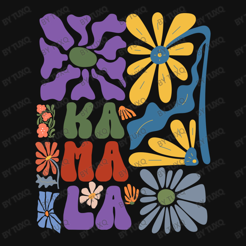 Kamala Floral Retro Tendance Metal Print Vertical by TuxQ | Artistshot