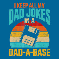 I Keep All My Dad Jokes In A Dad-a-base Vintage Fathers Day Pa Trucker Cap | Artistshot