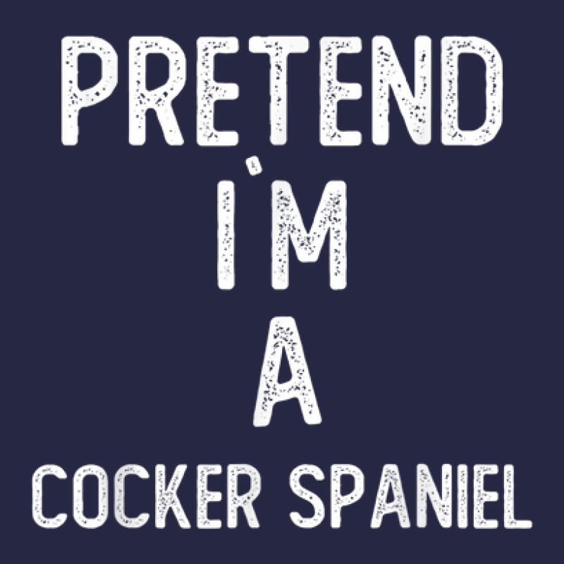 Pretend I`m A Cocker Spaniel Shirt Funny Halloween Pa Trucker Cap by Queens | Artistshot