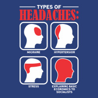 Types Of Headaches Explaining Basic Economics Pro Capitalism Sweatshir Pa Trucker Cap | Artistshot