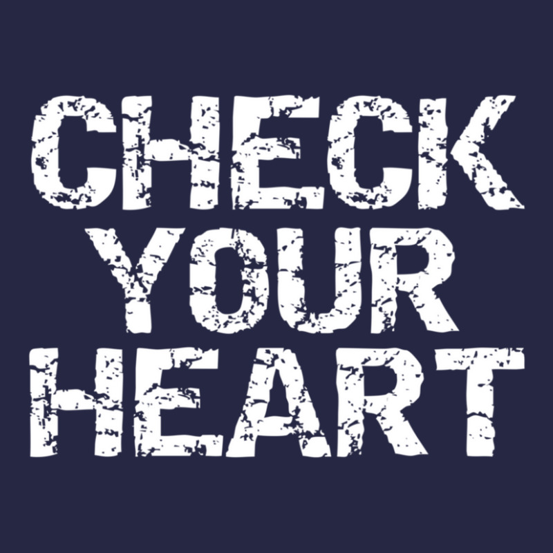 Christian Discipleship Saying Distressed Check Your Heart-6eyrm Pa Trucker Cap | Artistshot