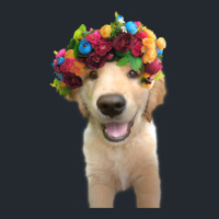 Golden Retriever Dog Dogs, Flower Head Crown, Cute Pa Trucker Cap | Artistshot