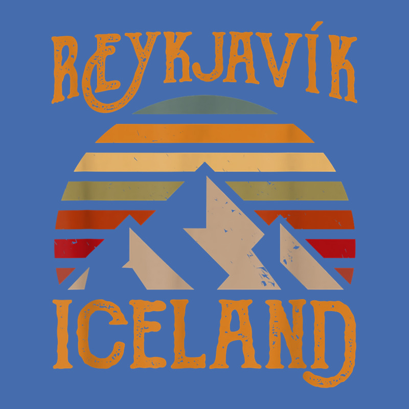 Retro Sun Reykjavik Iceland T Shirt Fashion Visor by cm-arts | Artistshot