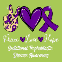 Gestational Trophoblastic Disease Love Hope Purple Ribbon Fashion Visor | Artistshot