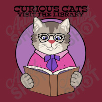 Curious Cats Visit The Library Purple Nike Dri-fit Cap | Artistshot