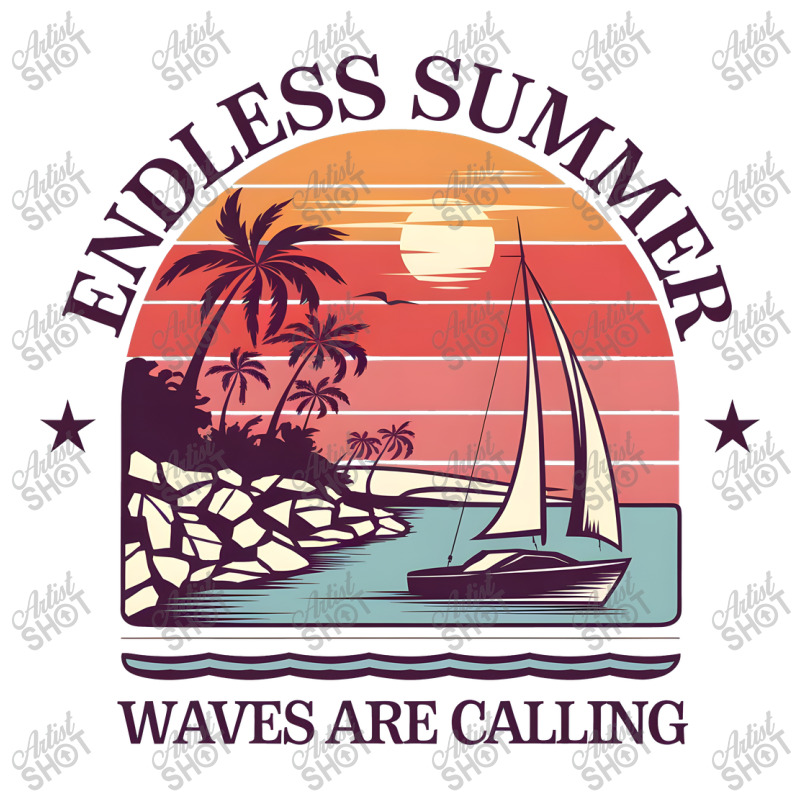 Waves Are Calling 1 Sticker by ArtMikailah | Artistshot