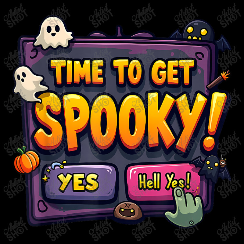 Time To Get Spooky! Yes Hell Yes Pocket T-Shirt by ERNESTO GUANCIA | Artistshot