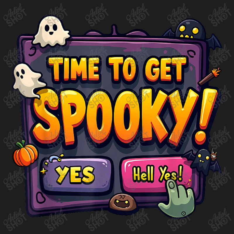 Time To Get Spooky! Yes Hell Yes Classic T-shirt by ERNESTO GUANCIA | Artistshot